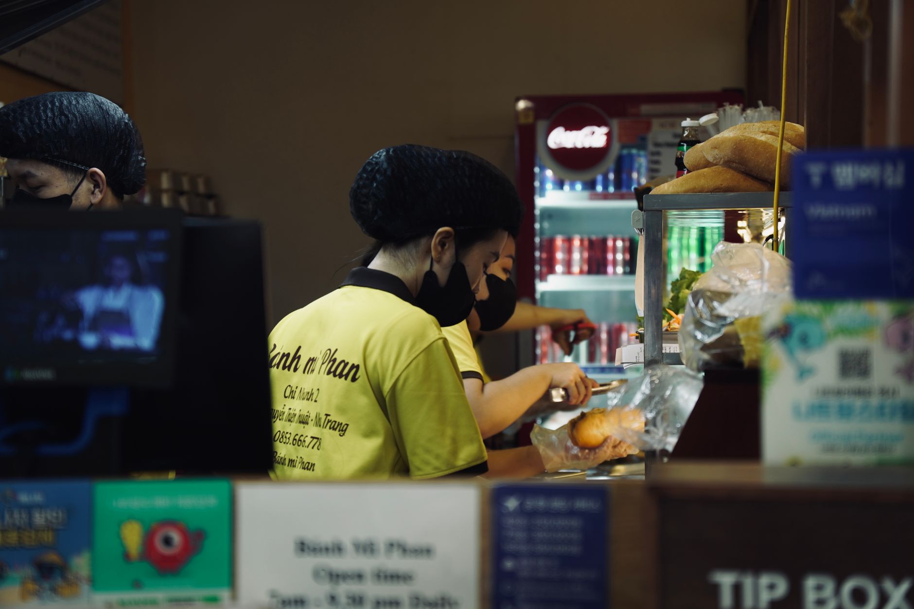 Interior Banh Mi Huynh Hoa