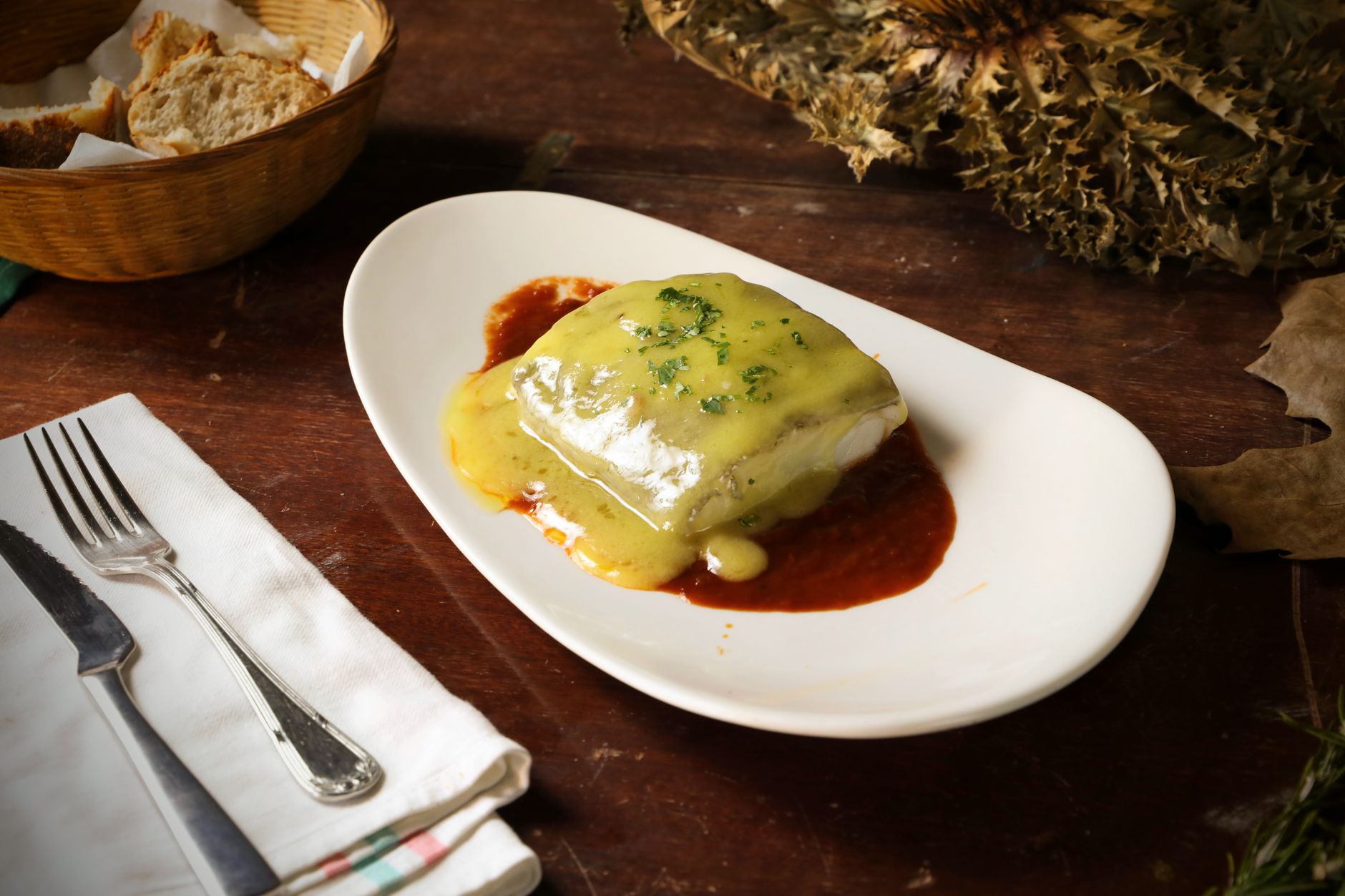 Francesinha di Cafe Santiago