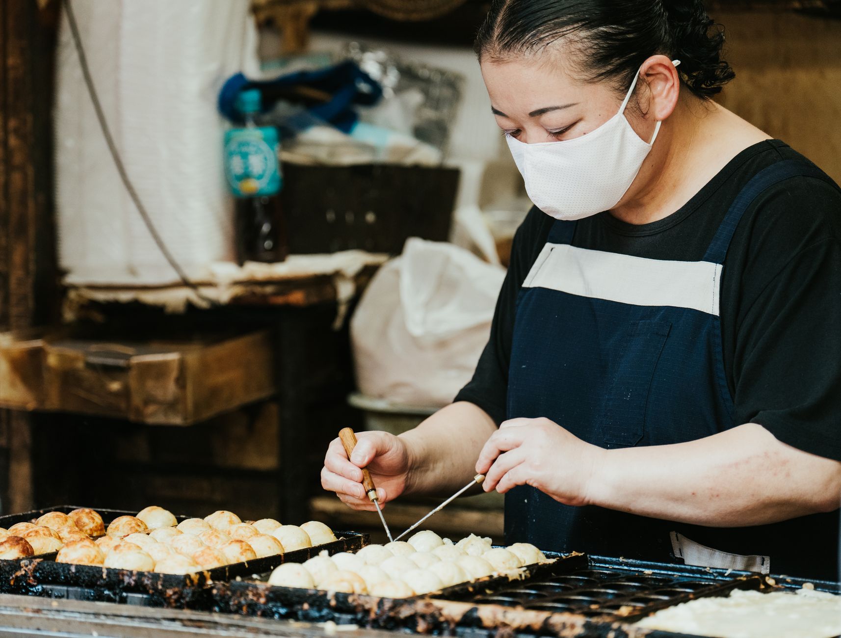 Takoyaki di Dotonbori Street Food