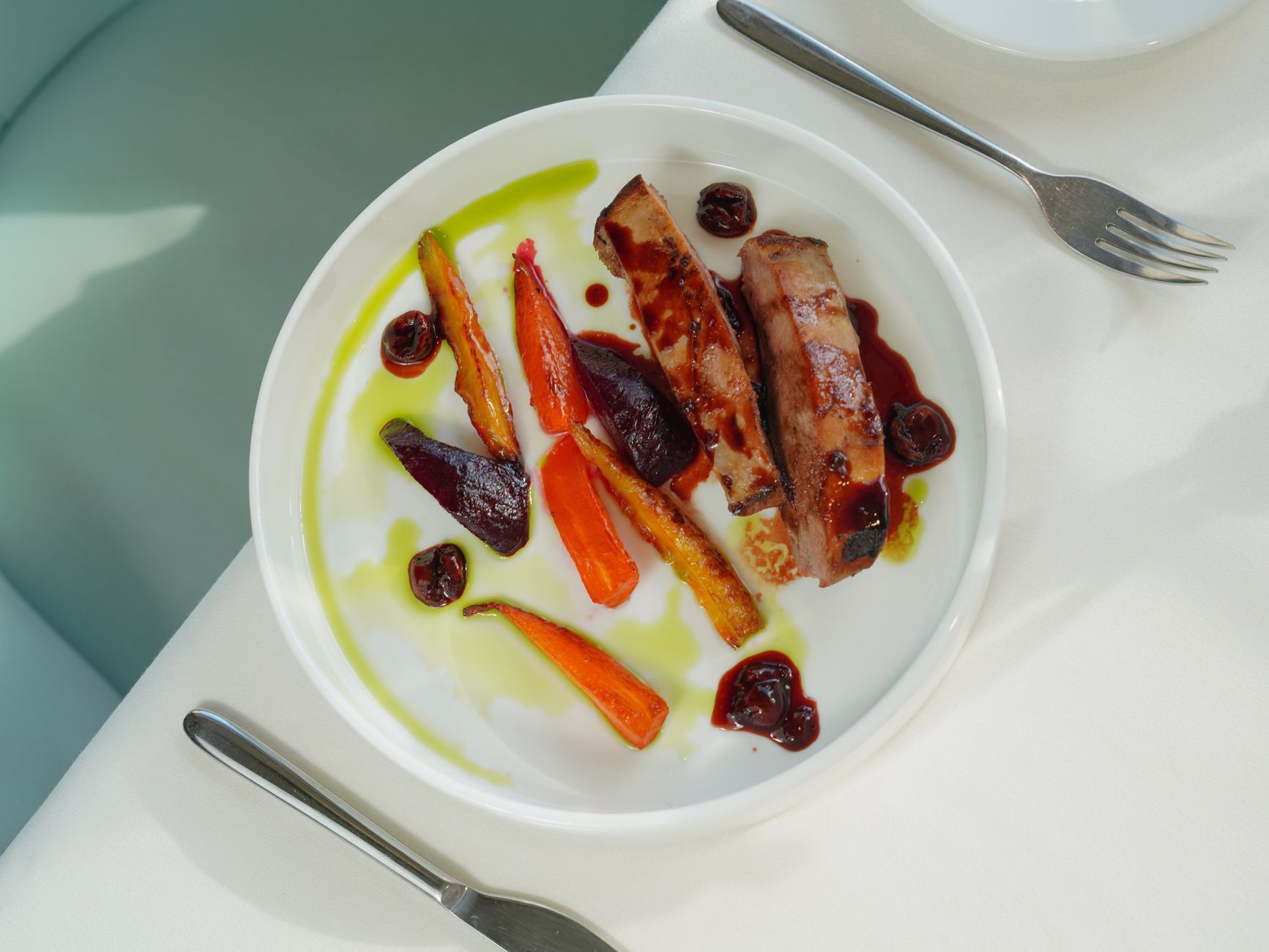Huset signature dish plated
