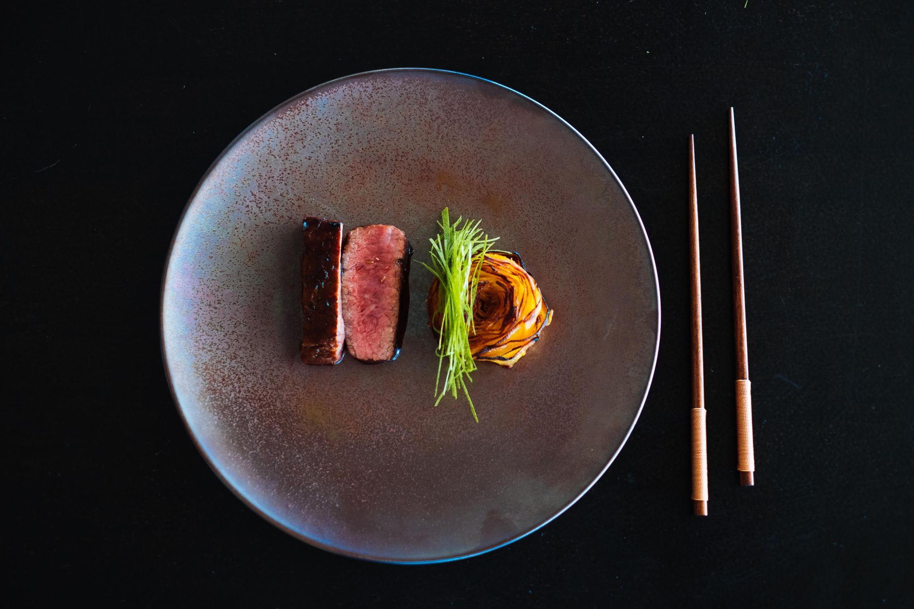 Le Planteur signature dish plated